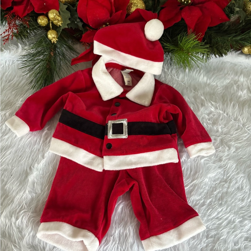 3 month old Santa Baby Outfit